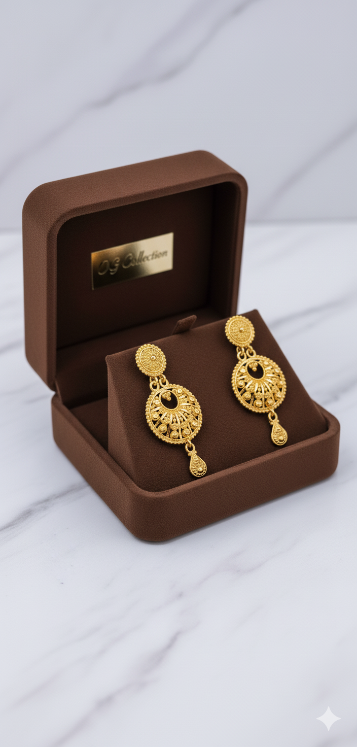 22 Kt Gold Plated Women Earing