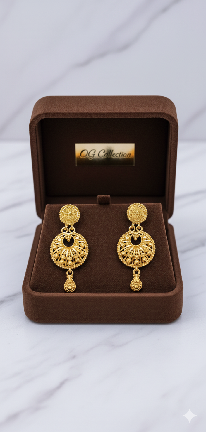 22 Kt Gold Plated Women Earing
