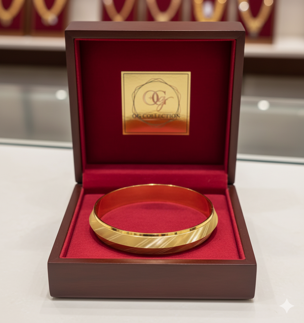 22 kt Men Three Gram Gold Kara